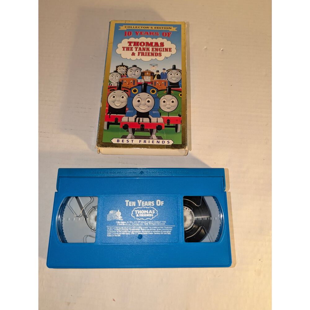 10 Years Of Thomas The Tank Engine & Friends (VHS, 1999) Collector's Edition